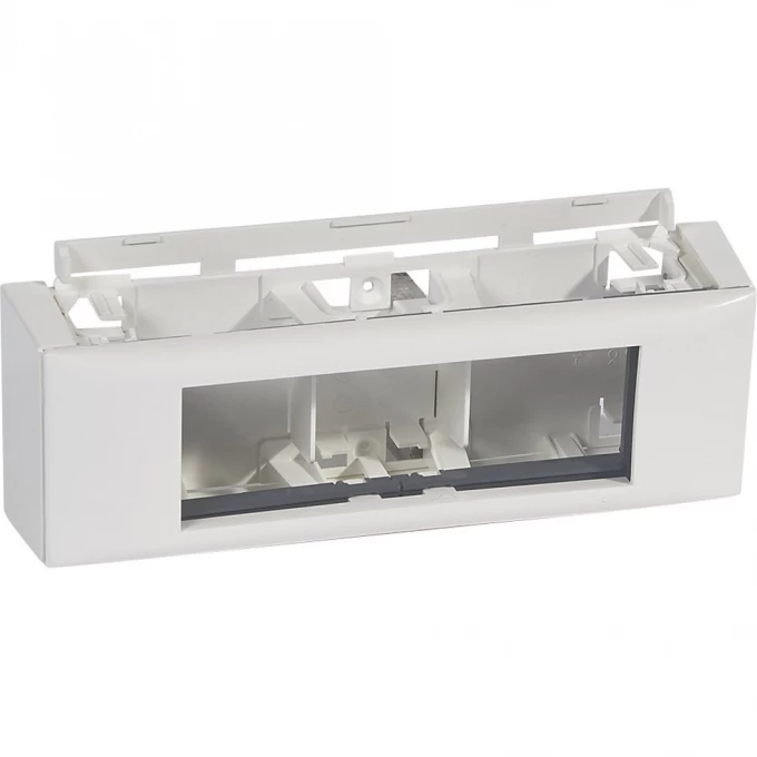 Рамка LEGRAND Mosaic 6 модулей для DLPlus с профилем 20 мм белый 031614