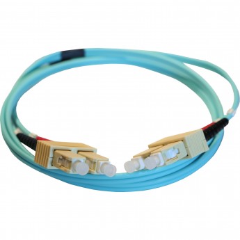 Шнур оптоволоконный OM3 LEGRAND многомодовый SC/SC 2 м цвет морской волны