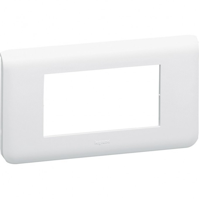 Рамка LEGRAND Mosaic 4 модуля горизонтальная белый 078814 Рамка LEGRAND Mosaic 4 модуля горизонтальная белый 078814