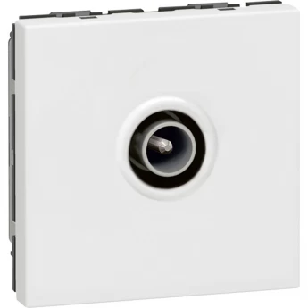 Штекер LEGRAND Mosaic TV диаметр 9,52 белый