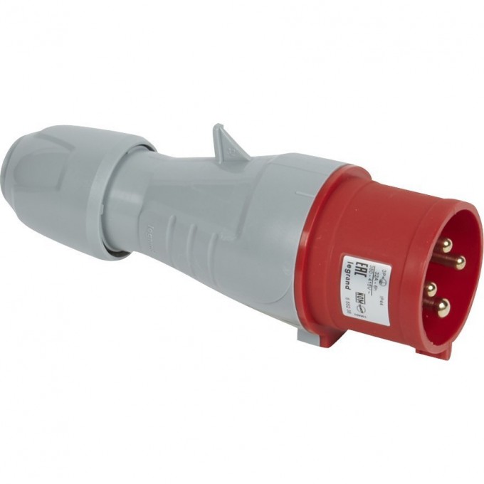 Вилка LEGRAND мобильная 32А 3К+З 380 В IP 44 090131 Вилка LEGRAND мобильная 32А 3К+З 380 В IP 44 090131