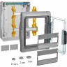 Щиток LEGRAND Plexo³ IP 65 IK 09 2 ряда 90 А 12 модулей серый 601982