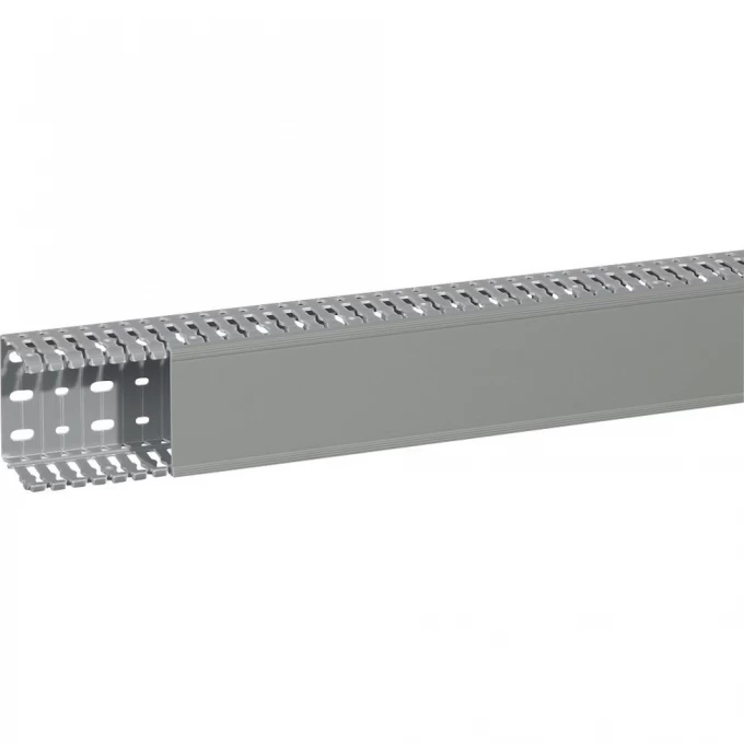 Кабель-канал LEGRAND (крышка + основание) Transcab 80x60 мм RAL 7030 серый 636116