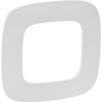 Рамка LEGRAND Valena ALLURE 1-постовая универсальная тиснение белое Рамка LEGRAND Valena ALLURE 1-постовая универсальная тиснение белое