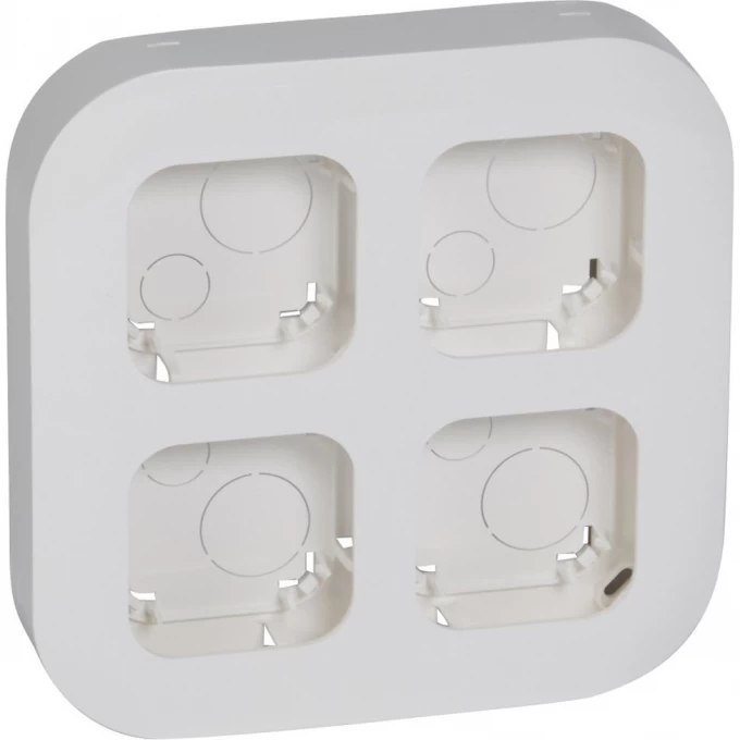 Установочный блок LEGRAND до 4 постов Quteo IP 20 белый 782294 Установочный блок LEGRAND до 4 постов Quteo IP 20 белый 782294