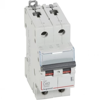 Автоматический выключатель LEGRAND DX3 2П D 40A 6000/10kA
