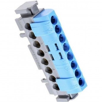 Клеммная колодка LEGRAND IP 2X нейтраль синяя 8 x 1,5-16мм² длина 75мм Клеммная колодка LEGRAND IP 2X нейтраль синяя 8 x 1,5-16мм² длина 75мм