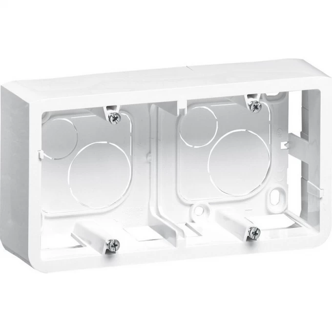 Коробка LEGRAND Mosaic накладная 4/5 модулей, высота 40мм, белый 80285 Коробка LEGRAND Mosaic накладная 4/5 модулей, высота 40мм, белый 80285