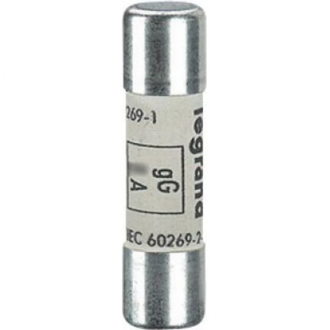 Плавкая вставка LEGRAND gG 10х38 6А 500В б/и 13306 Плавкая вставка LEGRAND gG 10х38 6А 500В б/и 13306