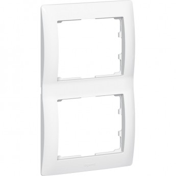 Рамка LEGRAND GALEA LIFE 2 поста вертикальная белый