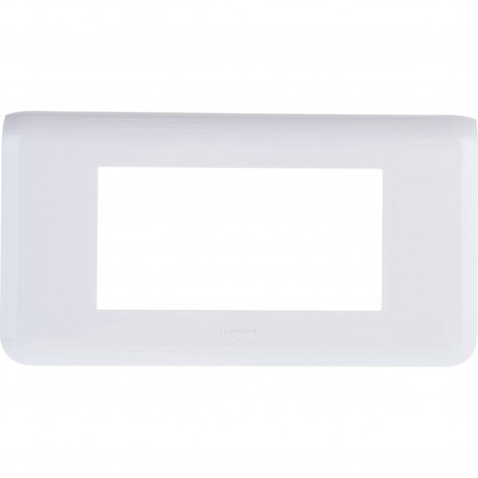 Рамка LEGRAND MOSAIC 4 модуля белая 277814L Рамка LEGRAND MOSAIC 4 модуля белая 277814L