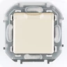 Розетка LEGRAND INSPIRIA 2К+З IP 44 с откидной крышкой и шторками немецкий стандарт 16 А 250 В слоновая кость 673741