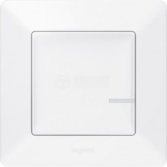 Умный беспроводной выключатель LEGRAND Valena Life with NETATMO 1-клавишный, белый