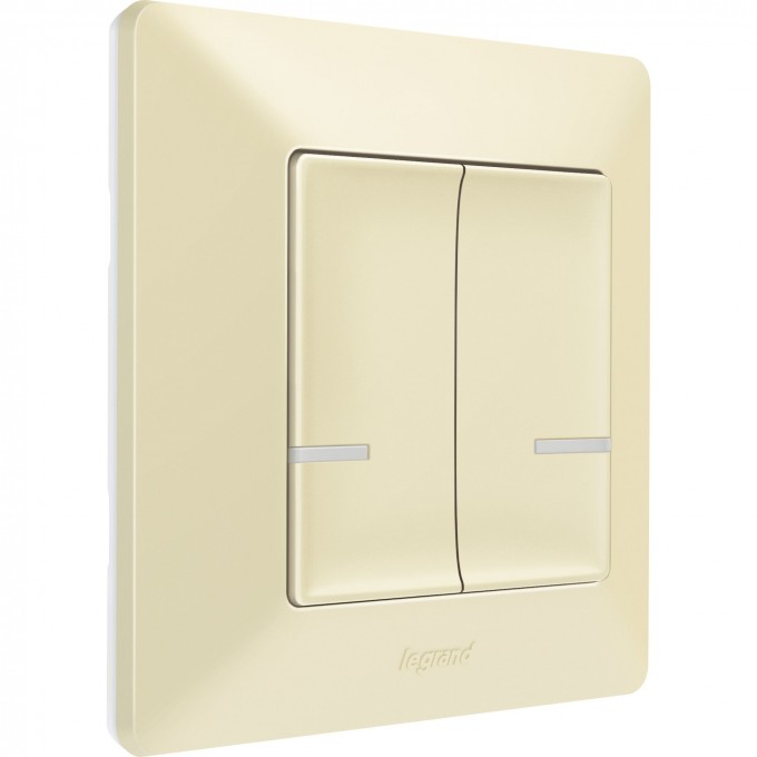 Умный беспроводной выключатель LEGRAND Valena Life with NETATMO 2-клавишный, слоновая кость 752287 Умный беспроводной выключатель LEGRAND Valena Life with NETATMO 2-клавишный, слоновая кость 752287