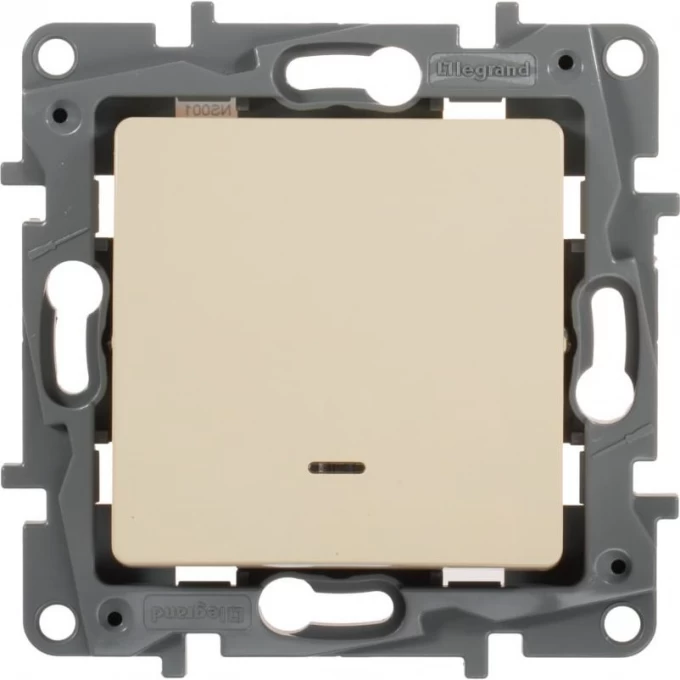 Выключатель LEGRAND Etika с подсветкой 10 A 250 В слоновая кость 672303 Выключатель LEGRAND Etika с подсветкой 10 A 250 В слоновая кость 672303