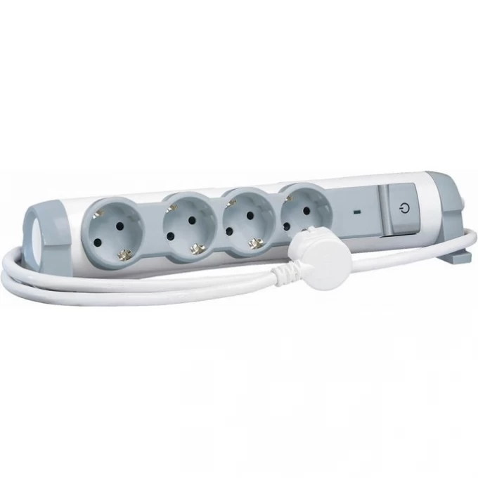 Многорозеточный блок LEGRAND 'Комфорт' 5 x 2К+З с кабелем длиной 1,5 м белый 694631 Многорозеточный блок LEGRAND 'Комфорт' 5 x 2К+З с кабелем длиной 1,5 м белый 694631